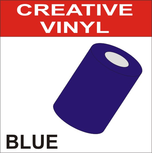 Creative Sign Making Vinyl - 1m x 22cm - BLUE Creative Sign Making Vinyl - 1m x 22cm - BLUE